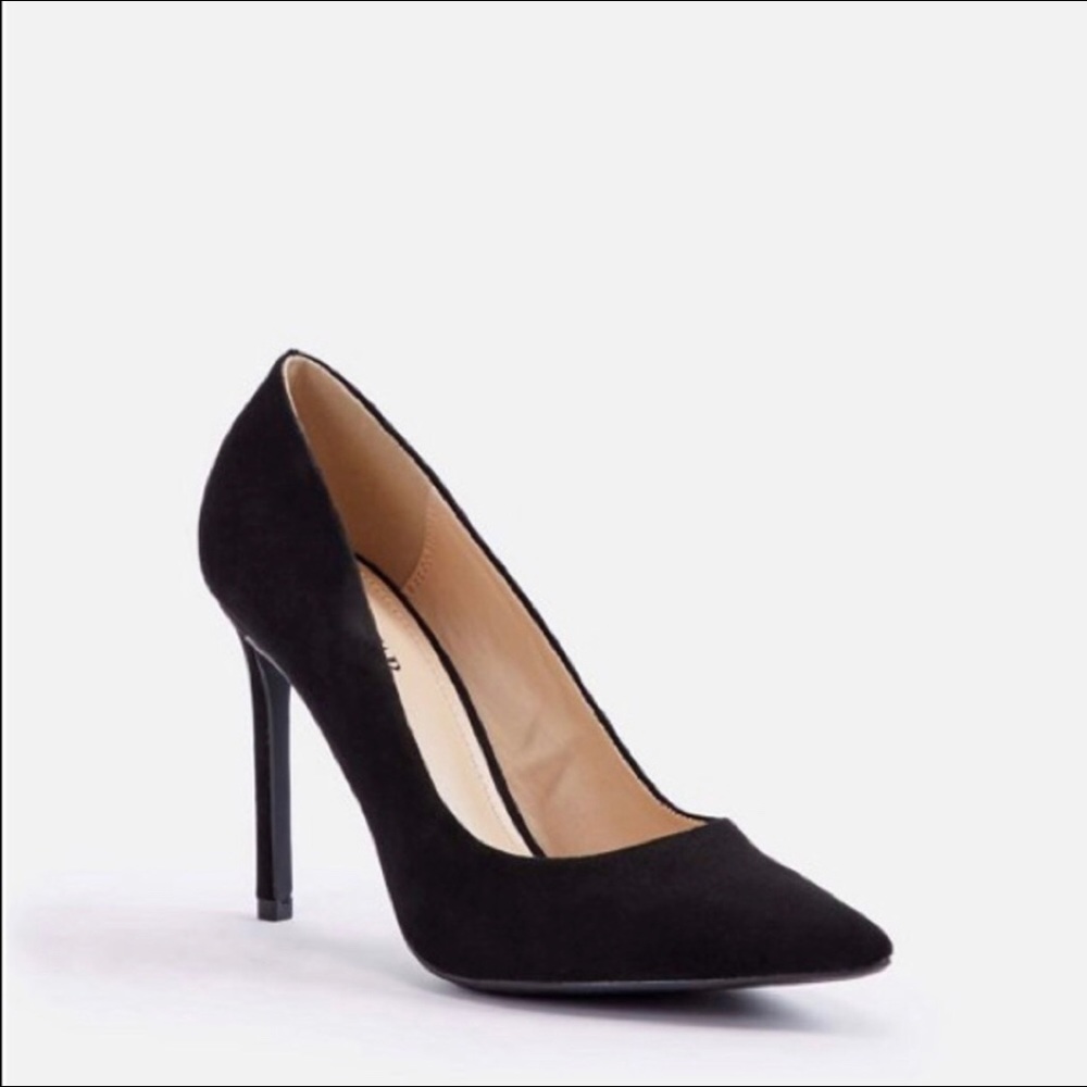 Black heels.